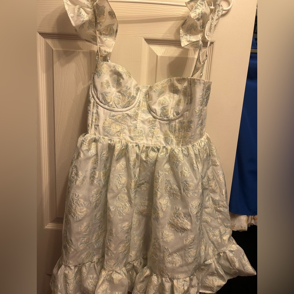 Floral Cream Dress
